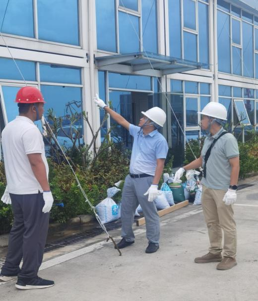 临危不乱 众志成城 尊龙凯时公路工程建设集团有限公司防台救灾侧记